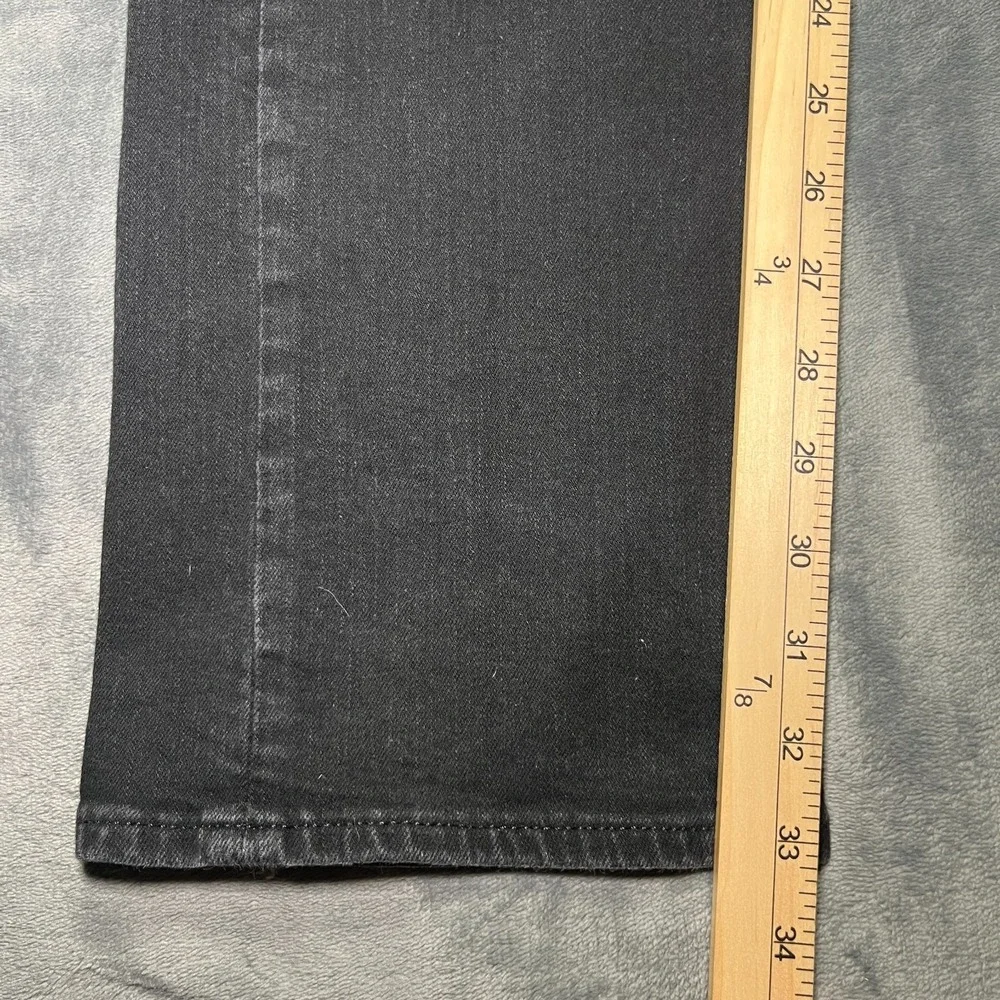 True Religion Ricky Jeans Men's (Fits 37x33) Black Relaxed Straight Denim Read